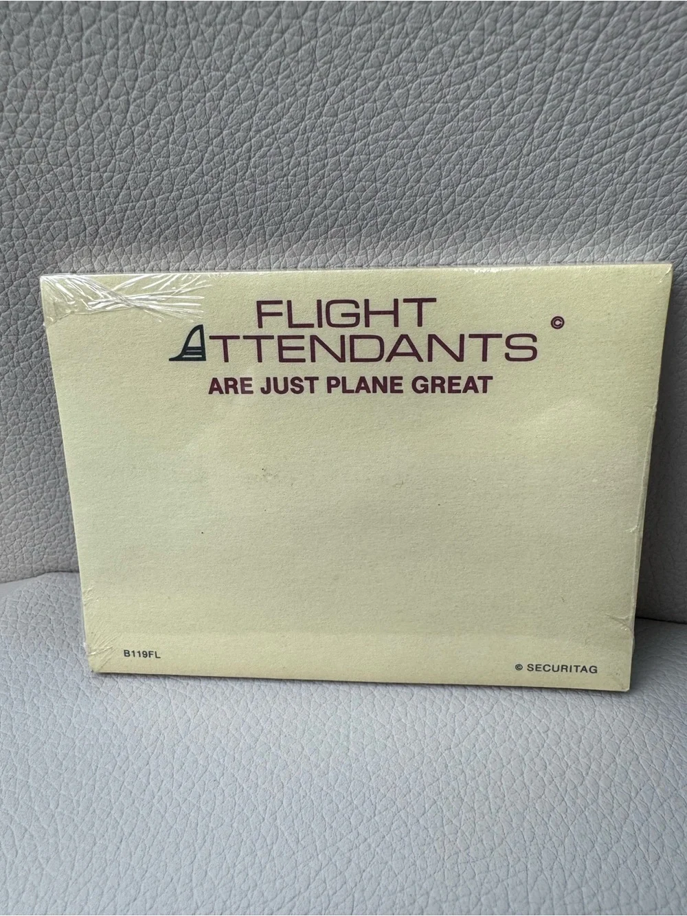 Vintage 80s Sticky Notes Pad Flight Attendants Are Just Plane Great New Sealed